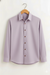Lavender Stitchless Placket Shirt