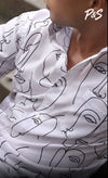 Face Art Shirt For Men ( Invisible Stitching - No Color Fading )
