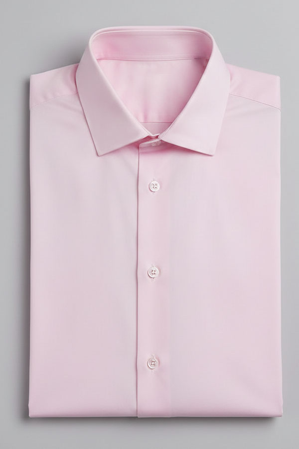 Pastel Pink Formal Shirt For Men in 2026