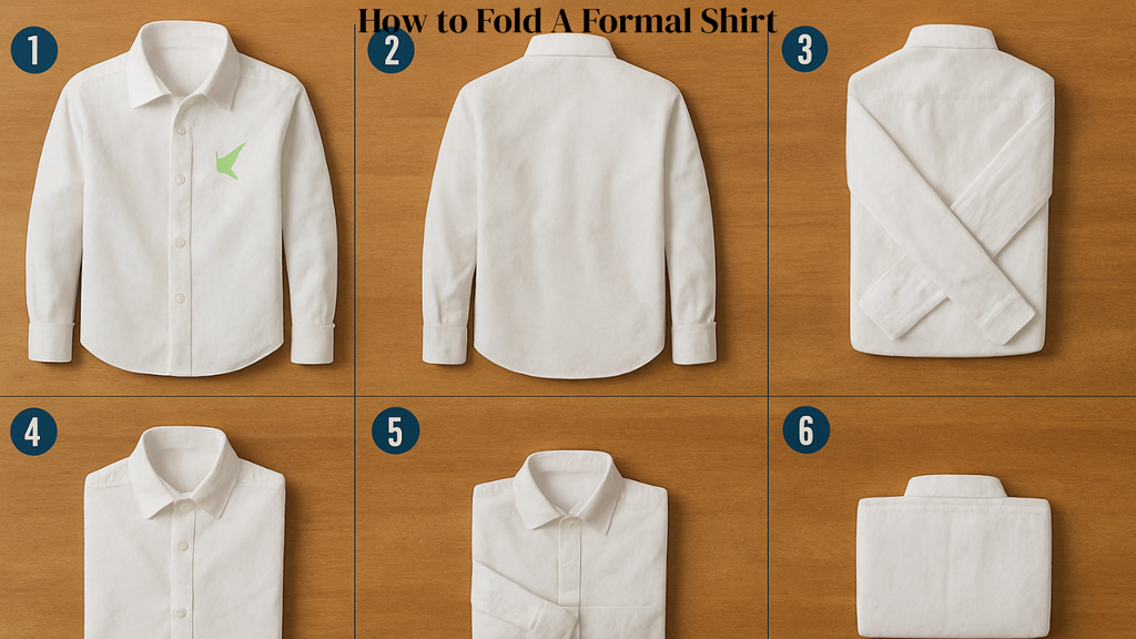 How to Fold a Formal Shirt Step-by-Step (Beginners' Guide)
