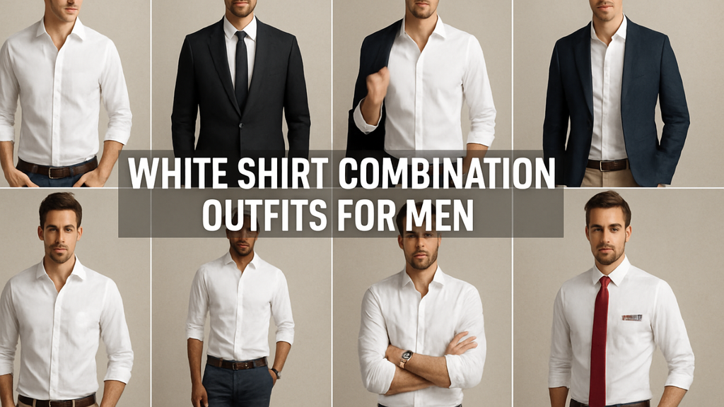 Top 10 White Shirt Combination Outfits for Men