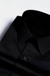 Black Formal Cotton Shirt For Men