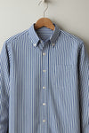 Blue Striped Linen Shirt