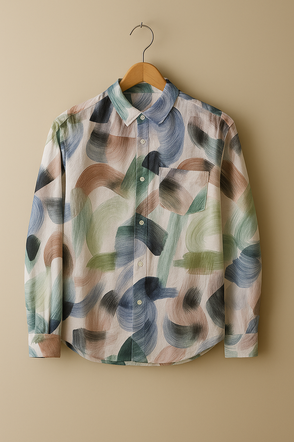 Abstract Brush Designer Shirt