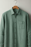 Classic Green Linen Shirt