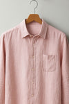 Classic Pink Linen Shirt
