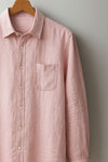 Classic Pink Linen Shirt