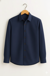 Classic Navy Blue Stitchless Shirt