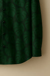 Tropical Green Leaf Designer Shirt