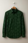 Tropical Green Leaf Print Shirt