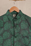 Tropical Green Leaf Designer Shirt
