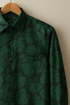 Tropical Green Leaf Designer Shirt
