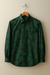 Tropical Green Leaf Designer Shirt